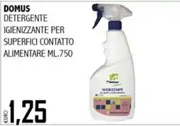 Big Food Domus detergente igienizzante per superfici contatto alimentare offerta