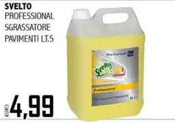 Big Food Svelto sgrassatore pavimenti offerta