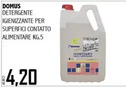 Big Food Domus detergente igienizzante per superfici contatto alimentare offerta