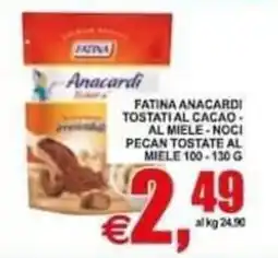 Pewex Fatina Anacardi Tostati al Cacao - al Miele - Noci Pecan Tostate al Miele offerta