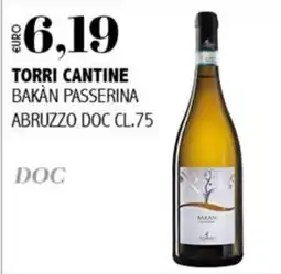 Big Food Torri Cantine Bakàn Passerina offerta