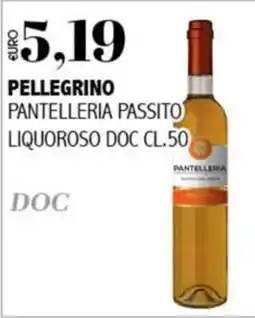 Big Food Pellegrino Pantelleria Passito offerta