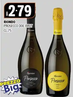 Big Food Riondo Prosecco DOC Brut offerta