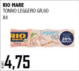 Big Food Tonno leggero Rio mare offerta