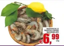 Pewex Mazzancolle tropicali crude offerta
