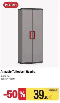 Handy fai da te Armadio Tuttopiani Quadra Keter offerta