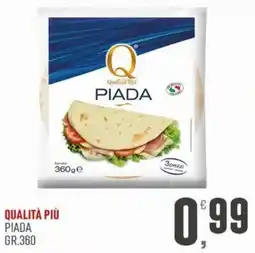Maxipiù Qualità Più Piada offerta