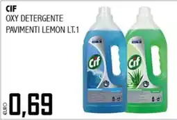 Big Food Cif Oxy Detergente Pavimenti Lemon offerta
