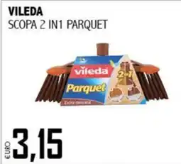 Big Food Vileda scopa 2 in 1 parquet offerta