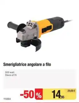Handy fai da te Smerigliatrice angolare a filo offerta