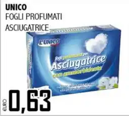 Big Food Unico fogli profumati asciugatrice offerta
