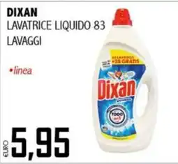 Big Food Dixan lavatrice liquido 83 lavaggi offerta