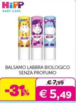 Universo Bimbo Balsamo labbra biologico senza profumo offerta