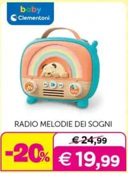 Universo Bimbo Radio Melodie dei Sogni Clementoni offerta