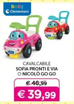 Universo Bimbo Cavalcabile Sofia Pronti e Via o Nicolò Go Go offerta