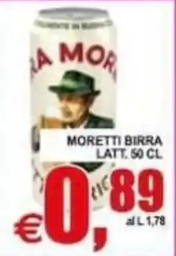 Pewex Moretti birra latt offerta