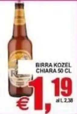 Pewex Birra Kozel Chiara offerta