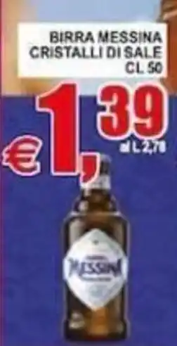 Pewex Birra Messina Cristalli di Sale offerta