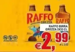 Pewex Raffo birra grezza offerta