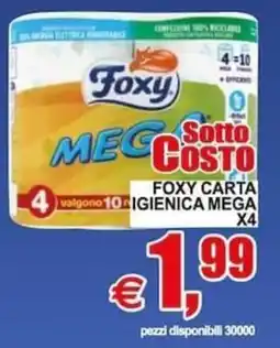 Pewex Foxy carta igienica mega offerta