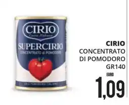 Mazzeo Supermercati Cirio concentrato di pomodoro offerta