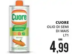 Mazzeo Supermercati Cuore olio di semi di mais offerta