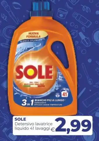 Sole Detersivo lavatrice liquido