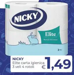 Pilato Nicky carta igienica Elite offerta