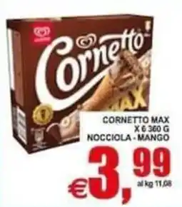 Pewex Cornetto Max offerta