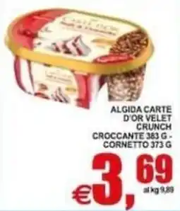 Pewex Algida Carte d'Or Velet Crunch offerta