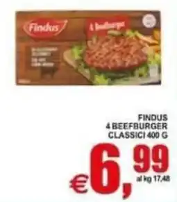Pewex Findus 4 Beefburger Classici offerta