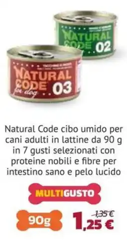 Joe Zampetti Natural Code cibo umido per cani adulti offerta