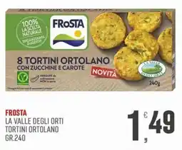 Maxipiù Frosta tortini ortolano offerta