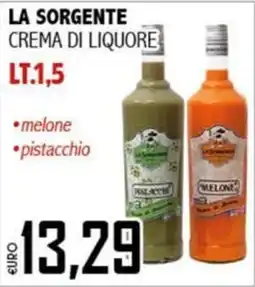 Big Food La Sorgente crema di liquore offerta