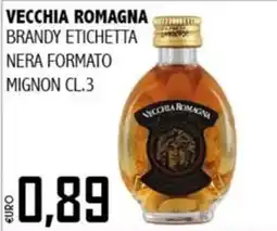 Big Food Vecchia Romagna brandy etichetta nera offerta