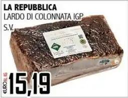 Big Food Lardo di Colonnata IGP S.V. offerta
