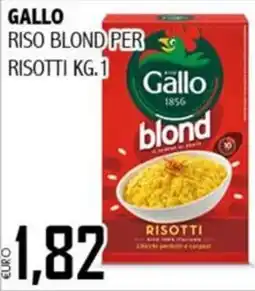 Big Food Gallo riso blond per risotti offerta