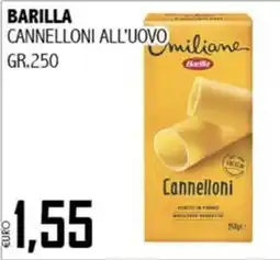 Big Food Barilla Cannelloni all'uovo offerta