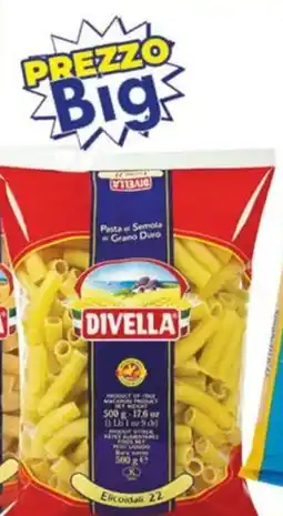 Big Food Pasta di Semola di Grano Duro Divella offerta