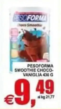 Pewex Pesoforma smoothie choco-vaniglia offerta