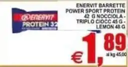 Pewex Enervit barrette power sport protein offerta