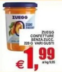 Pewex Zuegg confettura senza zucchero offerta