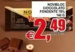 Pewex Novibloc cioccolato fondente 70% offerta