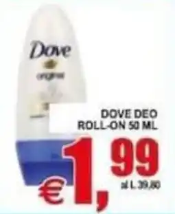 Pewex Dove deo roll-on offerta