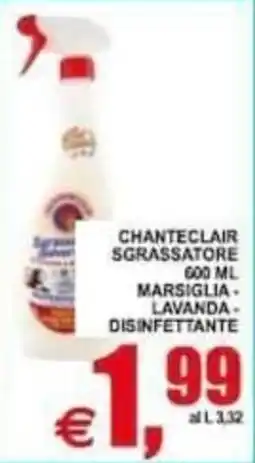 Pewex Chanteclair sgrassatore offerta