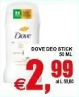 Pewex Dove deo stick offerta