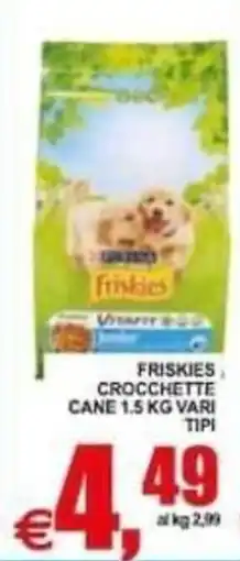 Pewex Friskies crocchette cane vari tipi offerta