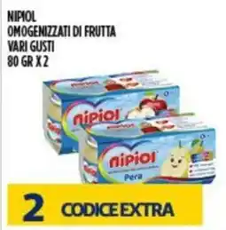 Supermercato Pollio Nipiol omogenizzati di frutta offerta