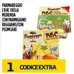 Supermercato Pollio Parmareggio l'ABC della merenda con Parmigiano Reggiano/con Plumcake offerta
