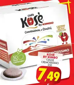 Mazzeo Supermercati Kose by Kimbo cialde cremosissimo offerta